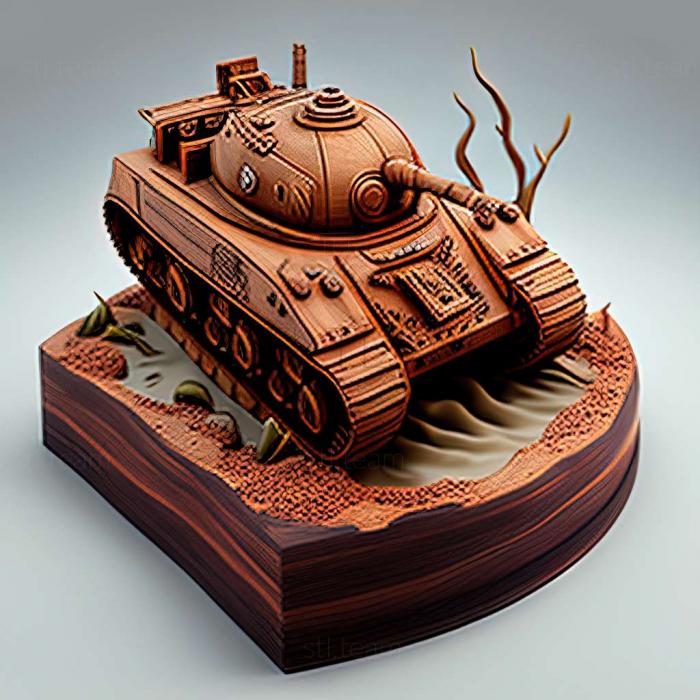 3D model Tank it game (STL)